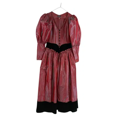 Pre-owned Emanuel Ungaro Elegant  Dress From A Paris Boutique, Vintage From The 1980s In Brown