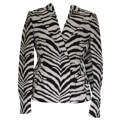 Pre-owned Emanuel Ungaro Jacket Size 40 In Black