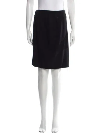 Pre-owned Emanuel Ungaro Knee-length Skirt In Black