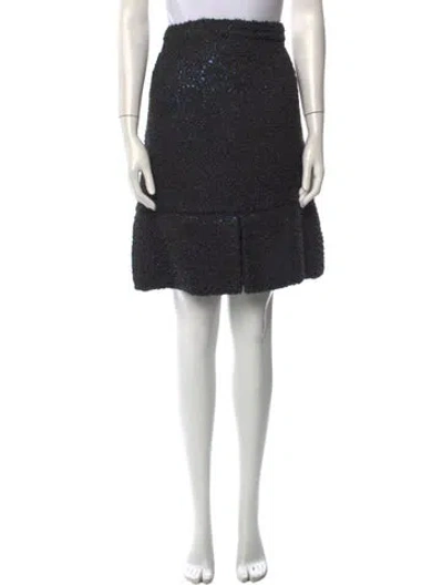 Pre-owned Emanuel Ungaro Knee-length Skirt In Black