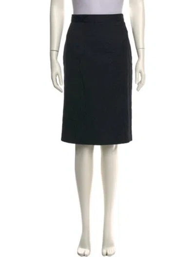 Pre-owned Emanuel Ungaro Knee-length Skirt In Black