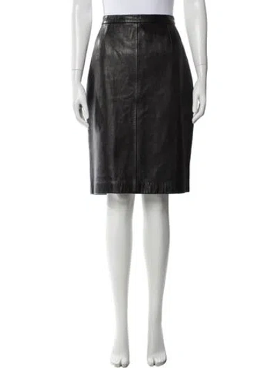 Pre-owned Emanuel Ungaro Knee-length Skirt In Black