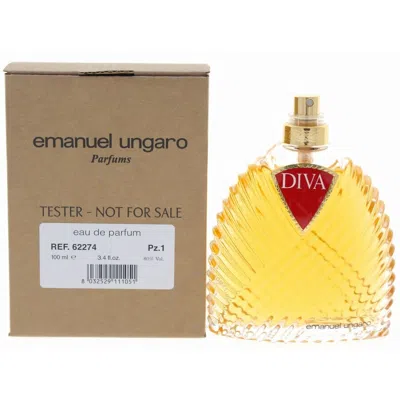 Emanuel Ungaro Ladies Diva Edp Spray 3.4 oz (tester) Fragrances 8032529111051 In Yellow