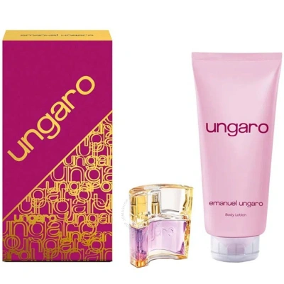 Emanuel Ungaro Ladies Ungaro Gift Set Fragrances 8052086370142 In Red   / Orange