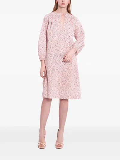 Pre-owned Emanuel Ungaro Liberty-print Cotton Midi Dress
