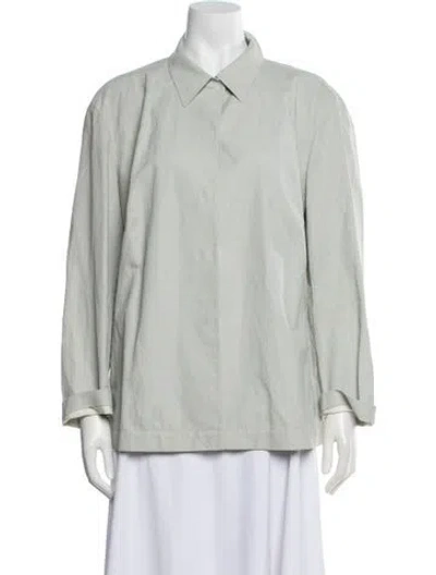 Pre-owned Emanuel Ungaro Long Sleeve Top In Blue