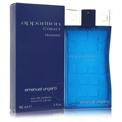 Emanuel Ungaro Men's Apparition Cobalt Edt Spray 3.0 oz Fragrances 8034097950315 In White