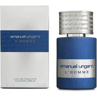 Emanuel Ungaro Men's L'homme Edt Spray 1.7 oz Fragrances 8052086375925 In Blue
