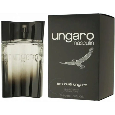 Emanuel Ungaro Men's Masculin Edt Spray 3.0 oz Fragrances 8034097957192 In White