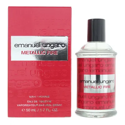 Emanuel Ungaro Men's Metallic Fire Edt Spray 1.7 oz Fragrances 8052464898725