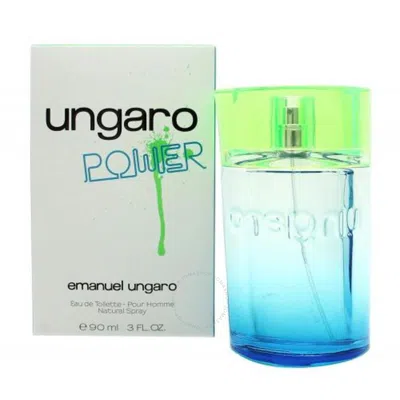 Emanuel Ungaro Men's Power Edt Spray 3.0 oz Fragrances 8052086371224 In Blue