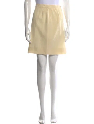 Pre-owned Emanuel Ungaro Mini Skirt In Neutrals