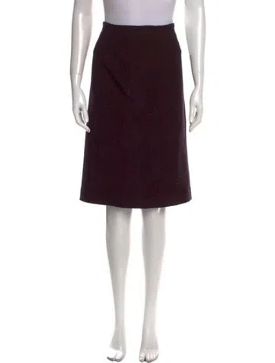 Pre-owned Emanuel Ungaro Pleated Accents Knee-length Skirt In Multi