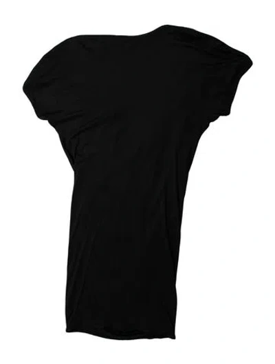 Pre-owned Emanuel Ungaro Strapless Knee-length Dress In Black