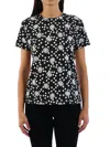 Emanuel Ungaro T-shirt With Flowers In Black