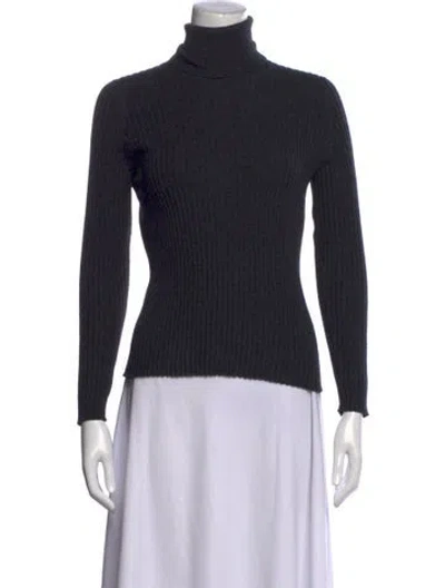 Pre-owned Emanuel Ungaro Turtleneck Sweater In Gray