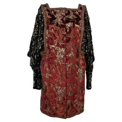 Pre-owned Emanuel Ungaro Ungaro Coat Haute Couture, Size 40fr In Brown