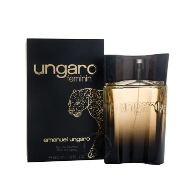 Emanuel Ungaro Ungaro Ladies Feminin Edt Spray 3 oz Fragrances 8034097957154 In Red   / Orange