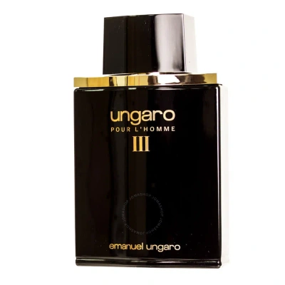 Emanuel Ungaro Ungaro Men's Pour L'homme Iii Edt Spray 3.4 oz (tester) Fragrances 8034097954252 In N/a