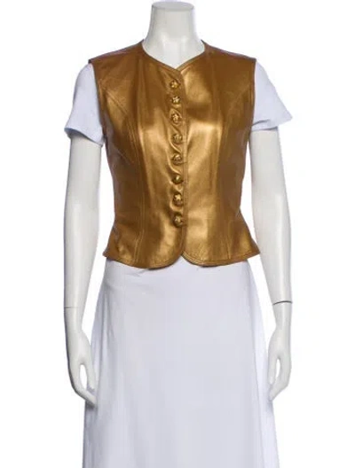 Pre-owned Emanuel Ungaro Vest In Brown