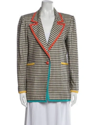 Pre-owned Emanuel Ungaro Vintage 1980's Blazer In White