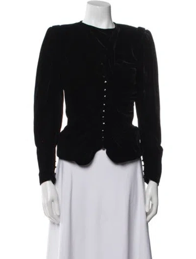 Pre-owned Emanuel Ungaro Vintage 1980's Evening Jacket In Black