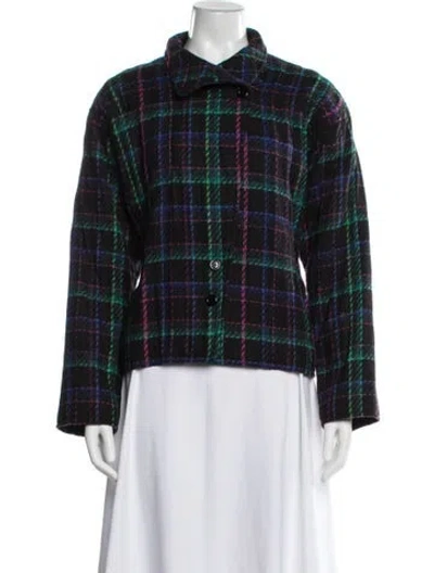 Pre-owned Emanuel Ungaro Vintage 1980's Jacket In Black