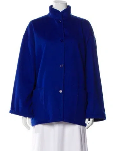 Pre-owned Emanuel Ungaro Vintage 1980's Jacket In Blue