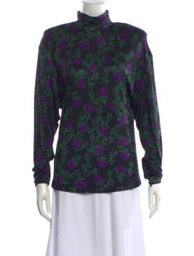 Pre-owned Emanuel Ungaro Vintage 1980's Top In Multi