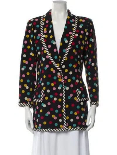 Pre-owned Emanuel Ungaro Vintage 1990's Blazer In Black