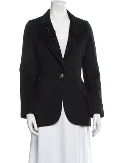 Pre-owned Emanuel Ungaro Vintage 1990's Blazer In Black