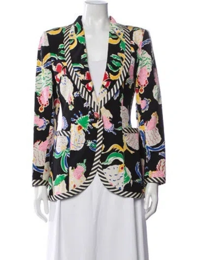 Pre-owned Emanuel Ungaro Vintage 1990's Blazer In Black