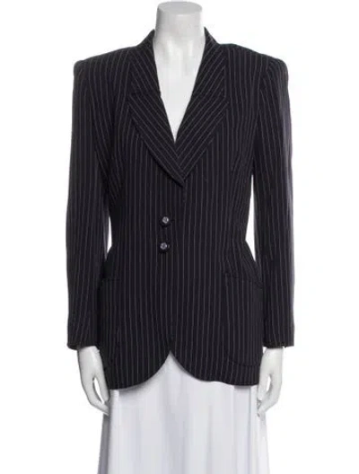 Pre-owned Emanuel Ungaro Vintage 1990's Blazer In Blue