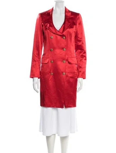 Pre-owned Emanuel Ungaro Vintage 1990's Blazer In Red