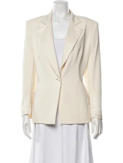 Pre-owned Emanuel Ungaro Vintage 1990's Blazer In White