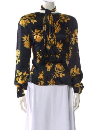 Pre-owned Emanuel Ungaro Vintage 1990's Blouse In Multi