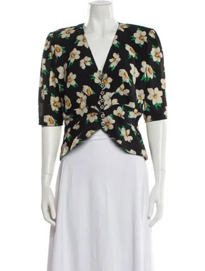 Pre-owned Emanuel Ungaro Vintage 1990's Blouse In Multi