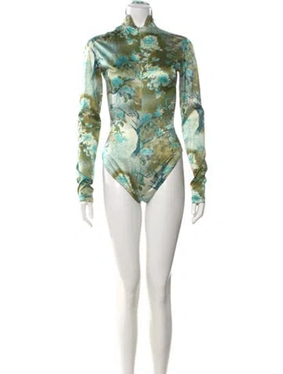 Pre-owned Emanuel Ungaro Vintage 1990's Bodysuit In Multi