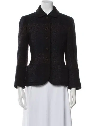 Pre-owned Emanuel Ungaro Vintage 1990's Evening Jacket In Black