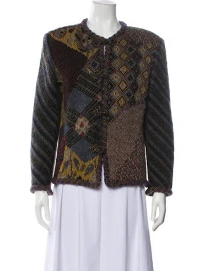 Pre-owned Emanuel Ungaro Vintage 1990's Evening Jacket In Gray