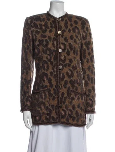 Pre-owned Emanuel Ungaro Vintage 1990's Jacket In Brown
