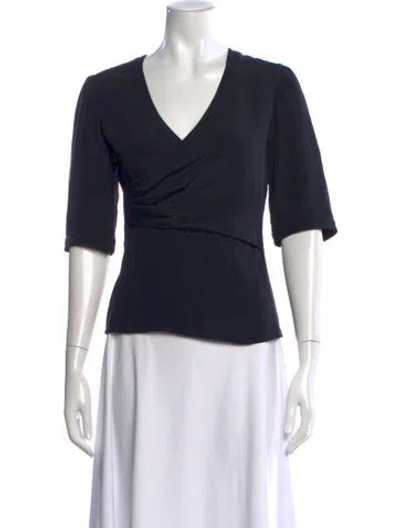 Pre-owned Emanuel Ungaro Vintage 1990's Top In Black