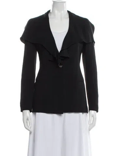 Pre-owned Emanuel Ungaro Vintage 2000's Blazer In Black