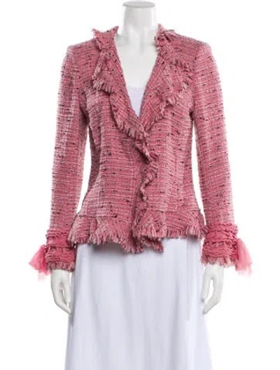 Pre-owned Emanuel Ungaro Vintage 2000's Blazer In Pink