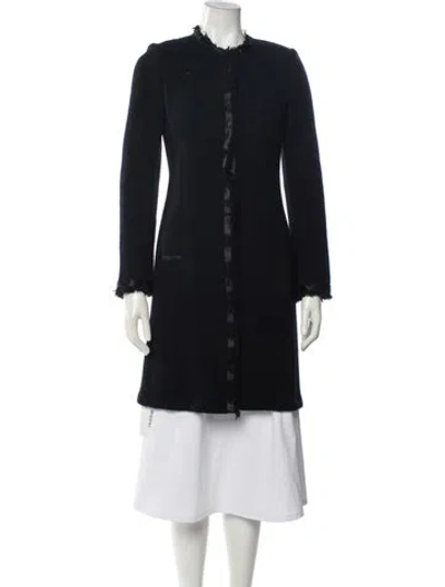Pre-owned Emanuel Ungaro Vintage 2000's Coat In Black