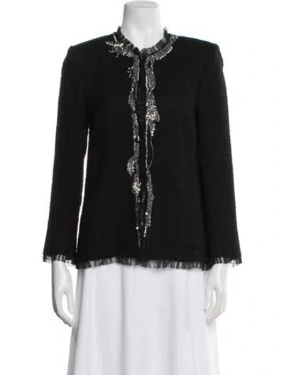 Pre-owned Emanuel Ungaro Vintage 2000's Jacket In Black