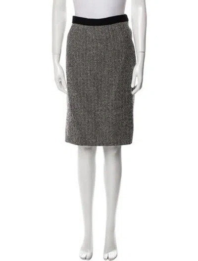 Pre-owned Emanuel Ungaro Vintage Knee-length Skirt In Black