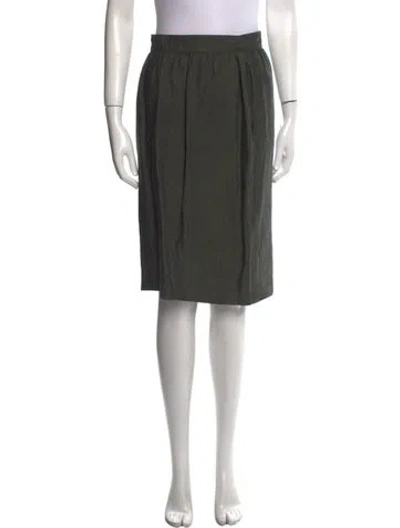 Pre-owned Emanuel Ungaro Vintage Knee-length Skirt In Brown