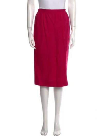 Pre-owned Emanuel Ungaro Vintage Knee-length Skirt In Pink