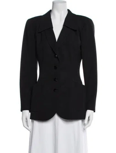 Pre-owned Emanuel Ungaro Vintage Late 1980's - Early 1990's Blazer In Black